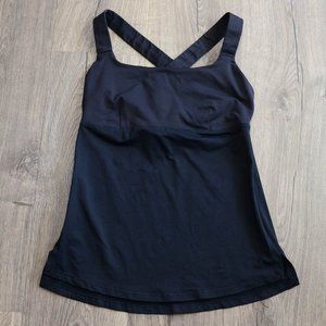 Lululemon Track and Train tank black size S workout athleisure
